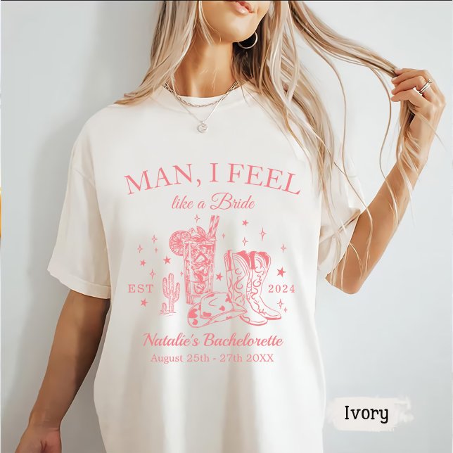 Custom Scottsdale Bachelorette Party Man I Feel T-Shirt (Creator Uploaded)