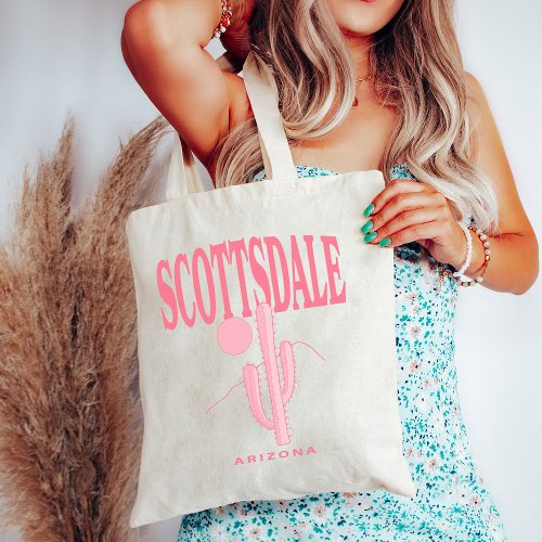Custom Scottsdale Bachelorette Party Matching Tote Bag