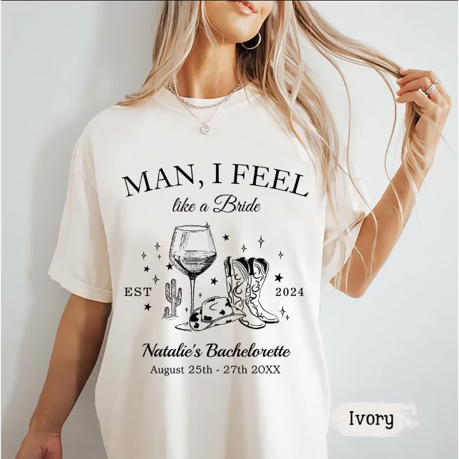 Custom Scottsdale Bachelorette Party Men I Feel T-Shirt (Creator Uploaded)