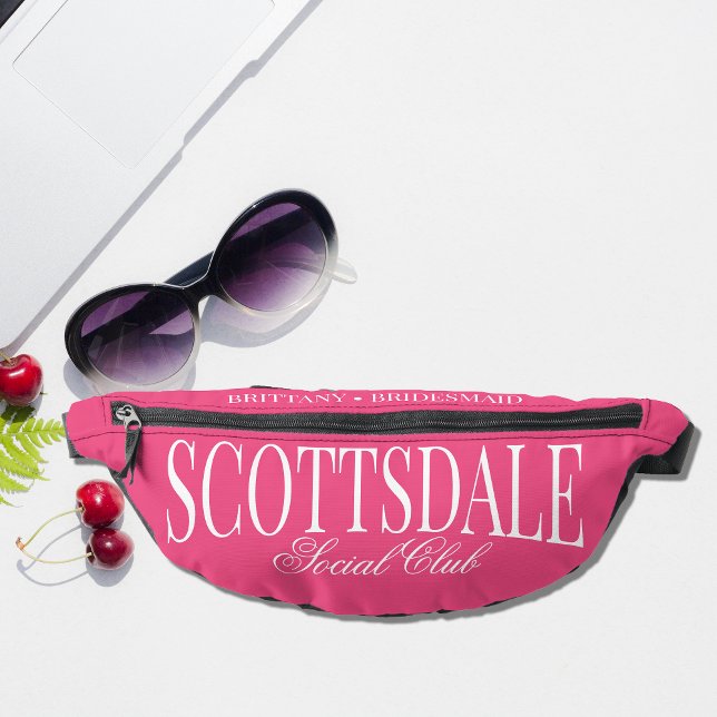 Custom Scottsdale Bachelorette Party Social Club Fanny Pack (Creator Uploaded)