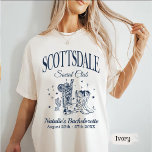 Custom Scottsdale Bachelorette Party Social Club T-Shirt<br><div class="desc">Custom Scottsdale Bachelorette Party Social Club</div>