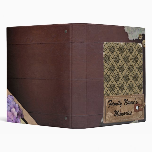 Custom Scrapbook Craft Album Binder (Background)