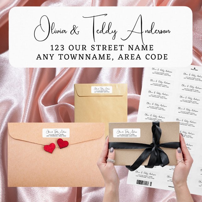 Custom Script Address Labels | Add ANY Color, Font (Creator Uploaded)