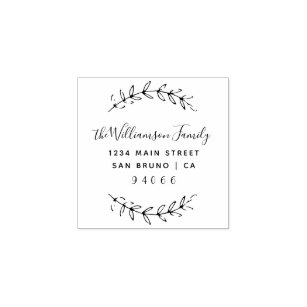 return address rubber stamps zazzle