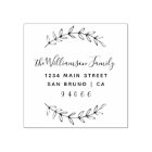 Custom Script Family Name Return Address