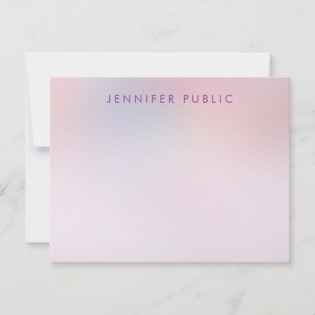 Custom Script Monogram Elegant Colors Template (Front)