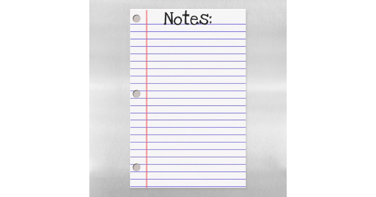 Custom Script Notebook Paper Dry Erase Sheet Zazzle