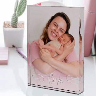 Custom Script Overlay Love Photo Block
