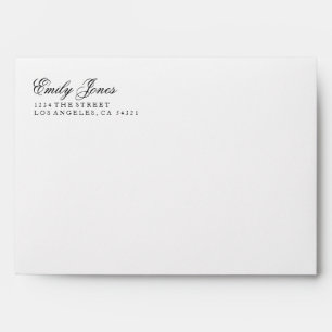 Custom Script Pre-Addressed Envelope - Sending