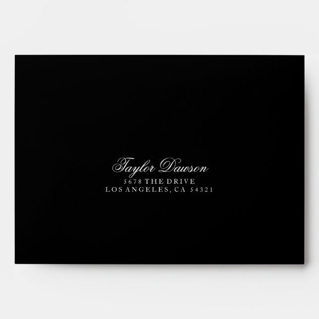 Custom Script Return Address Envelope (Front)
