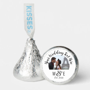 Custom Script Text Hersheys Kisses Wedding Favors