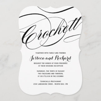 Custom Script Wedding Invitations
