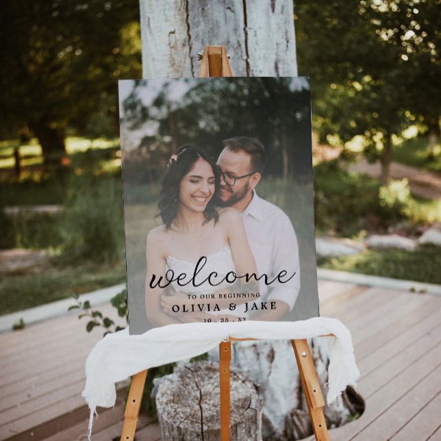 Custom Script Wedding Welcome Sign  (Creator Uploaded)