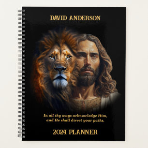 Custom Scripture Faith Planner Jesus Lion Of Judah