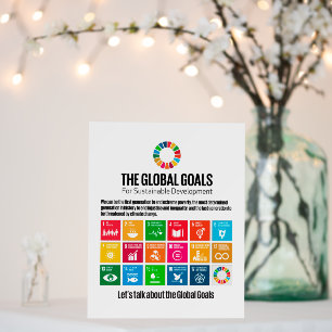 Custom SDG 17 Goals 2030 Foam Board - UN Poster Pr