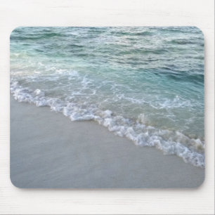 Custom Sea Waves Sand Trendy Maldives Template Mouse Pad