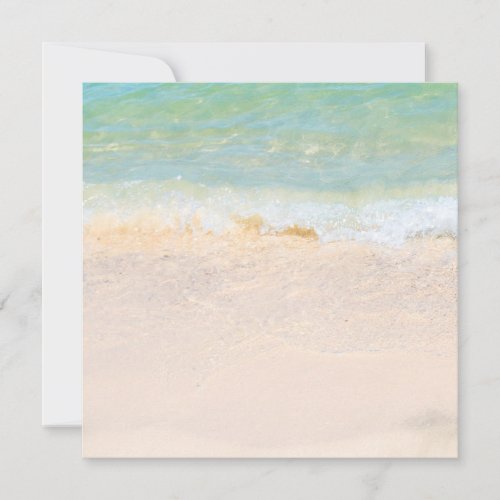 Custom Sea Waves Seaside Beach Sand Blank Template