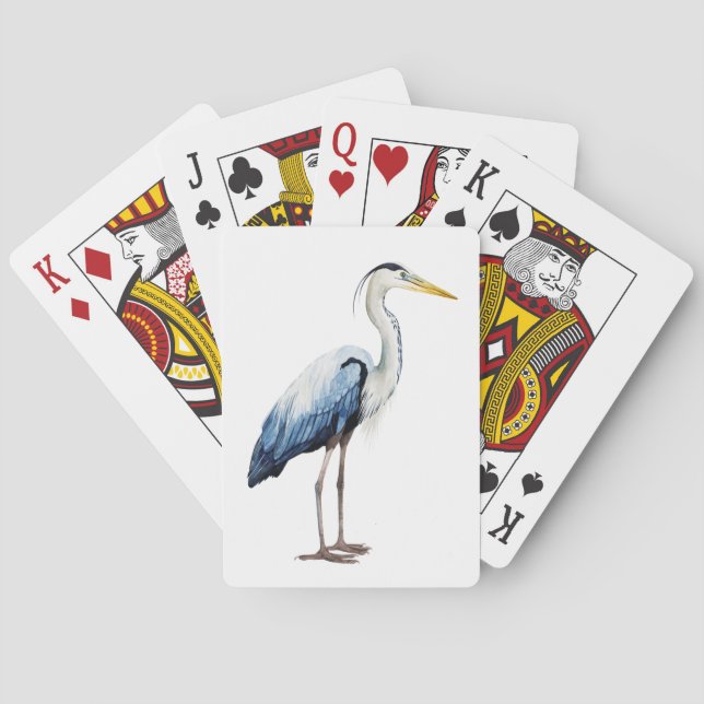 Custom Seabird Heron II Poker Cards (Back)
