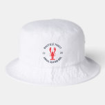 Custom Seafood Boil Family Crawfish Cookout Bucket Hat<br><div class="desc">It's here again. The annual summer party event you plan for the whole family to hang, eat and drink. Commemorate this year with a matching family design to make the photo look perfect and keep the memory for years and years. Add your family details by clicking the "Personalize" button above....</div>