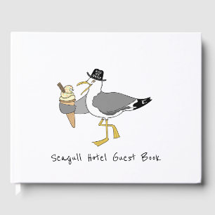 Custom Seagull Theme Hotel, B & B, Guesthouse Guest Book