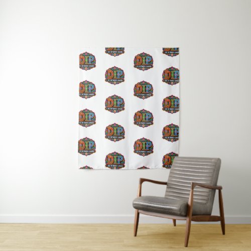 Custom seamless pattern logo Business Photo Booth Tapestry