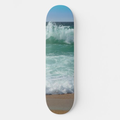 Custom Seascape Beach Seaside Sea Waves Skateboard