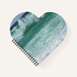 Custom Seascape Beach Seaside Sea Waves Template Notebook