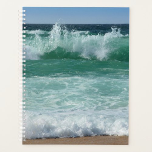 Custom Seascape Beach Seaside Sea Waves Template Planner
