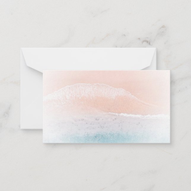 Custom Seaside Beach Sand Sea Template Nature (Front)