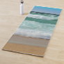 Custom Seaside Sea Waves Sand Beach Template Yoga Mat