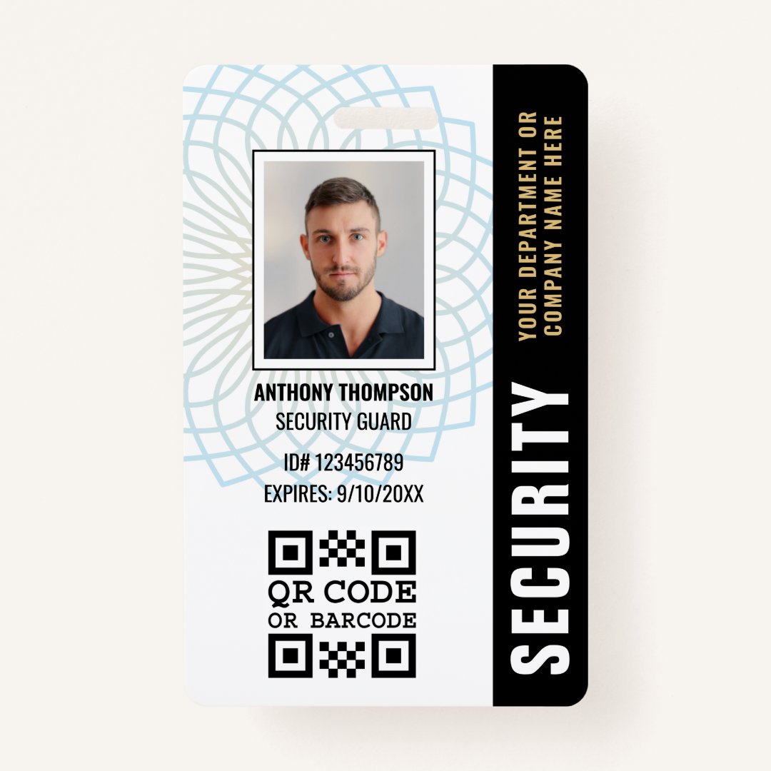 Security Id Cards And Badges _ Security Guard Team ID Card/Badge Set – EXGB