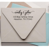 Custom Self Inking Return Address Rubber Stamps (Front)