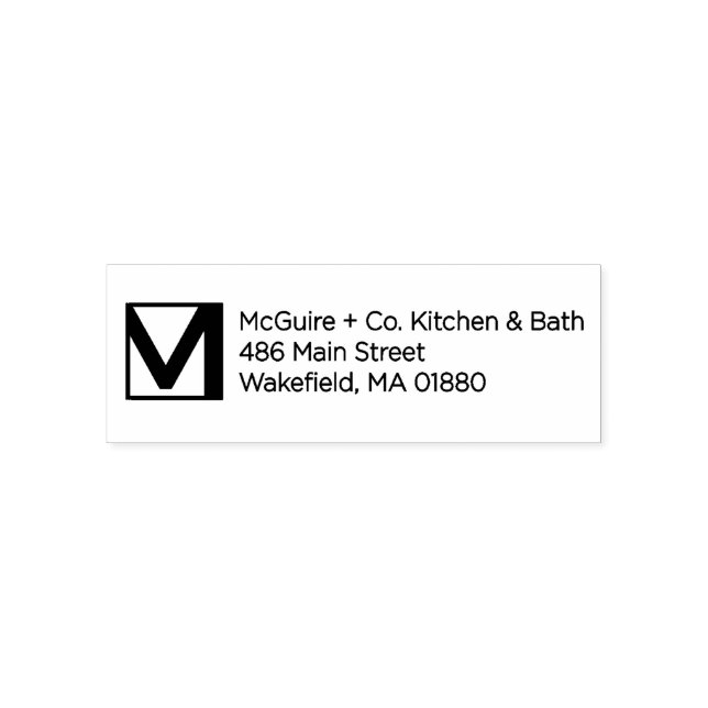 Custom Self-Inking Stamp (Design)