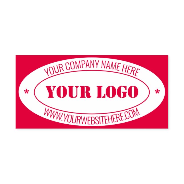 Custom Self-inking Stamp Business Logo Name Color (Design)