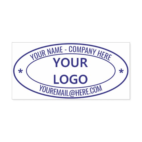Custom Self_inking Stamp with Your Logo Name Email