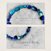 Custom semi precious stone jewelry (Front & Back)