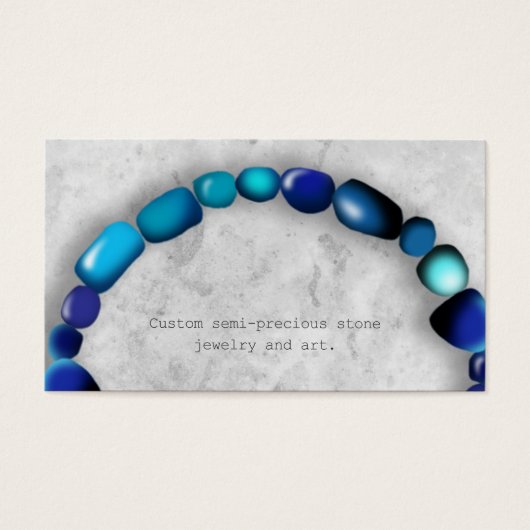 Custom semi precious stone jewelry (Front)