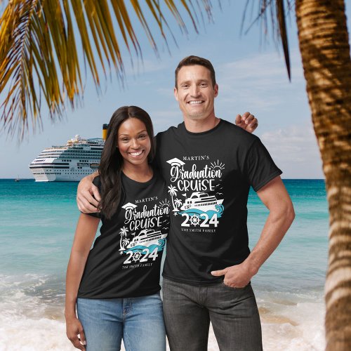 Custom Senior Graduation 2024  Cruise Ship Trip T_Shirt