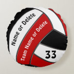 Custom Senior Night Gifts for Volleyball Players Round Pillow Custom Senior Night Gifts for Volleyball Players Round Pillow
