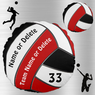 Custom Senior Night Gifts for Volleyball Players Round Pillow
