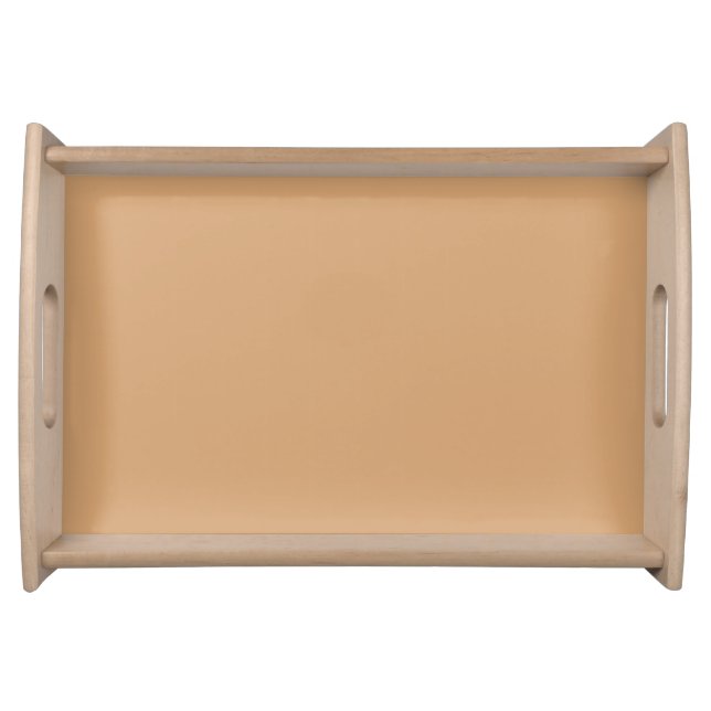 Custom Serving Tray – Warm Sand Elegance (Front)