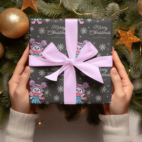 Custom Sesame Street  Abby Cadabby Christmas Wrapping Paper
