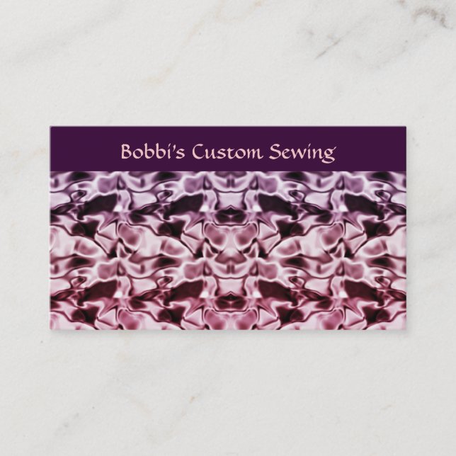 Custom Sewing Business Card (Front)