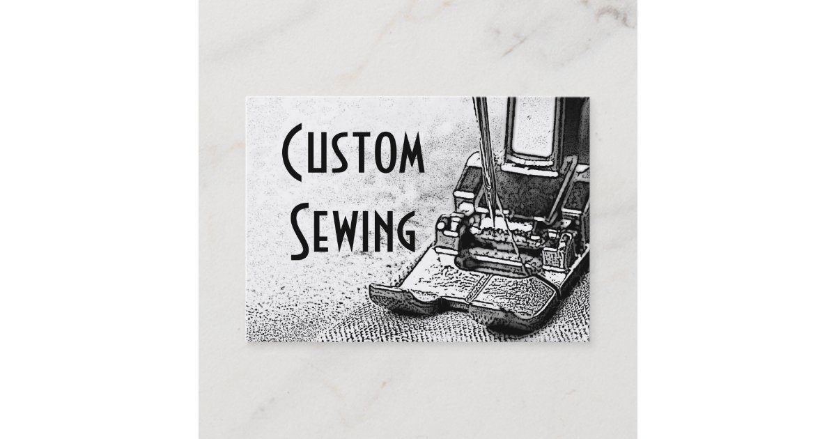 Custom Sewing Business Card