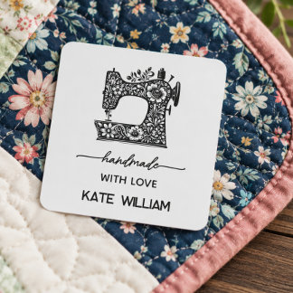 Custom Sewing Iron on label for handmade item