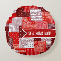 Custom Sewing Patchwork Bandana Quilt Pattern