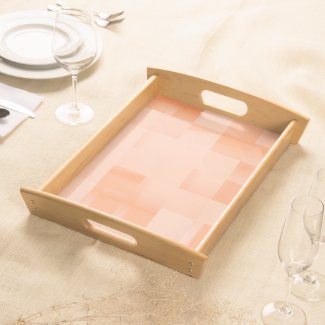 Custom Shades of Peach Fuzz Squares
