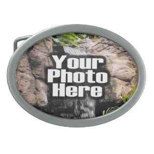 Custom Shaped Photo Belt Buckle