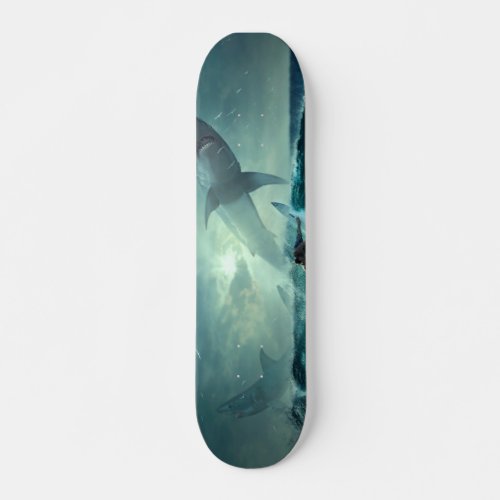 Custom Shark Skateboard