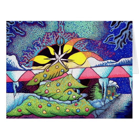 Custom Sharpie Christmas Card (Front Horizontal)